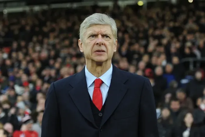 Framed Print : Arsene Wenger at Southampton's St Marys Stadium Before Arsenal Match (2014-15)