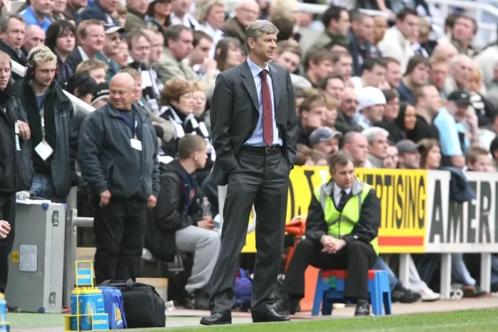 Framed Print : Arsene Wenger at St James Park: The 0-0 Standoff between Newcastle and Arsenal, FA Premiership, 2007 Framed Print : Arsene Wenger at St James Park: The 0-0 Standoff between Newcastle and Arsenal, FA Premiership, 2007