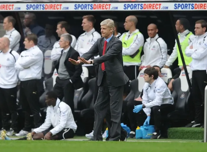 Framed Print : Arsene Wenger at St. James Park: Arsenal vs. Newcastle United, Premier League 2012-13 Framed Print : Arsene Wenger at St. James Park: Arsenal vs. Newcastle United, Premier League 2012-13