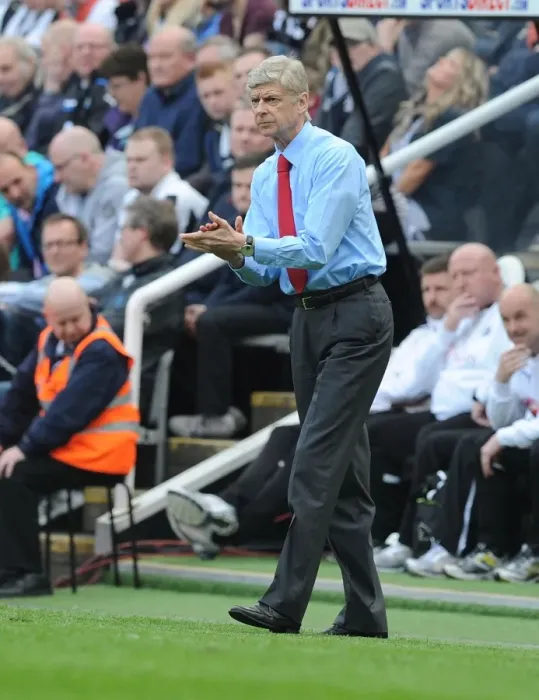 Framed Print : Arsene Wenger at St. James Park: Premier League Clash between Newcastle United and Arsenal (2012-13)