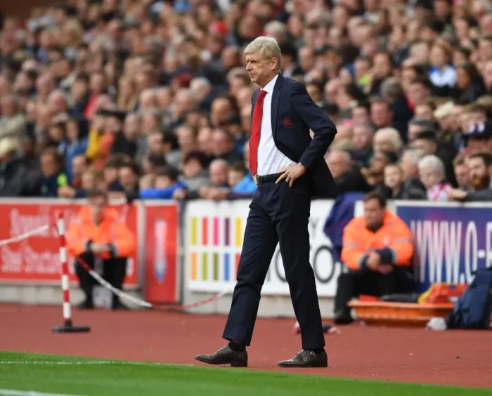 Framed Print : Arsene Wenger at Stoke City: Premier League Clash August 2017 Framed Print : Arsene Wenger at Stoke City: Premier League Clash August 2017