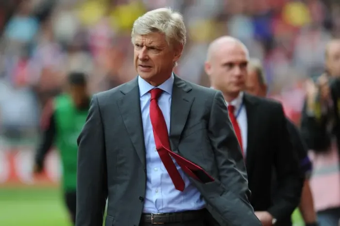 Framed Print : Arsene Wenger: Stoke City vs Arsenal, Premier League 2012-13