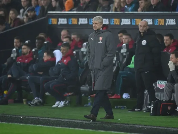 Framed Print : Arsene Wenger at Swansea City: A Premier League Showdown, January 2018