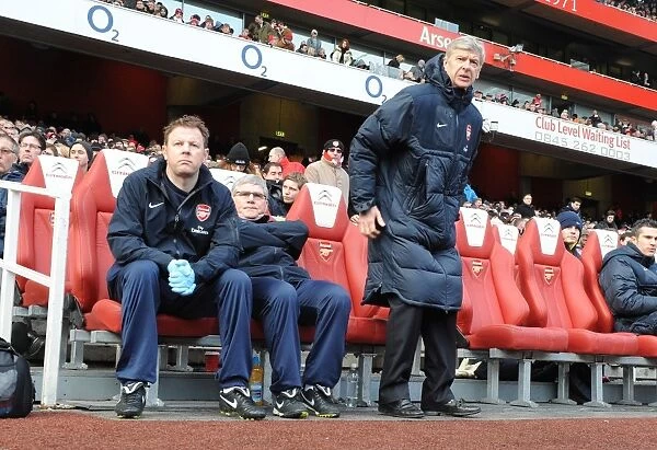 Arsene Wenger and His Team: Celebrating Arsenal's FA Cup Victory over Huddersfield Town (2:1) with Pat Rice and Colin Lewin