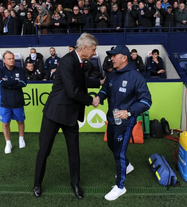 Framed Print : Arsene Wenger and Tony Pulis: A Pre-Match Handshake Between Arsenal and West Bromwich Albion Managers Framed Print : Arsene Wenger and Tony Pulis: A Pre-Match Handshake Between Arsenal and West Bromwich Albion Managers