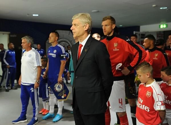 Arsene Wenger in the Tunnel: Arsenal vs. Chelsea - FA Community Shield 2015-16