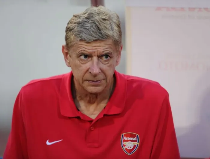 Framed Print : Arsene Wenger at Vietnam's My Dinh National Stadium Before Arsenal Friendly Match (2013)