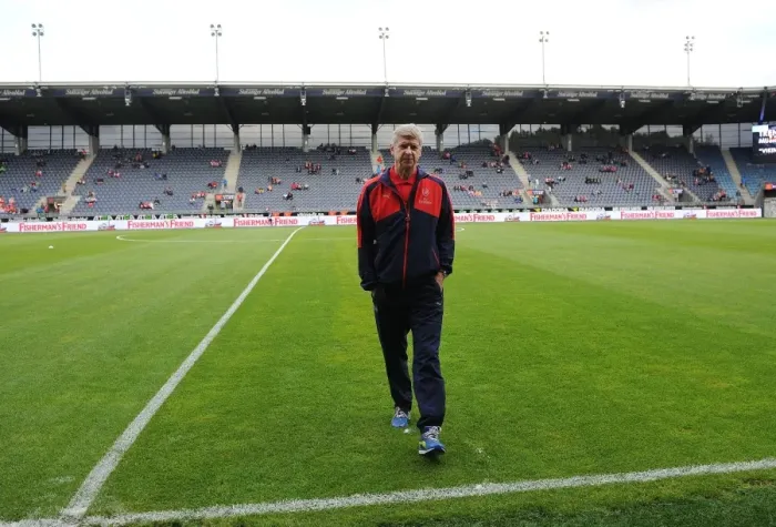Framed Print : Arsene Wenger at Viking FK Pre-Season Friendly, 2016