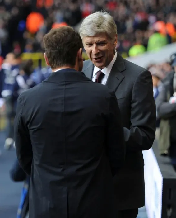 Framed Print : Arsene Wenger vs. Andre Villas-Boas: Pre-Match Encounter at White Hart Lane (Tottenham Hotspur v Arsenal, 2012-13) Framed Print : Arsene Wenger vs. Andre Villas-Boas: Pre-Match Encounter at White Hart Lane (Tottenham Hotspur v Arsenal, 2012-13)