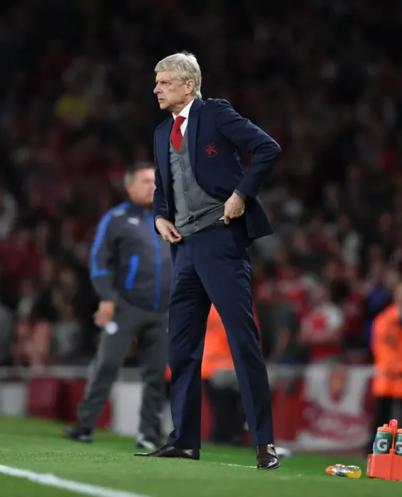Framed Print : Arsene Wenger vs Leicester City: 2017-18 Premier League Showdown - Arsenal's Manager in Action