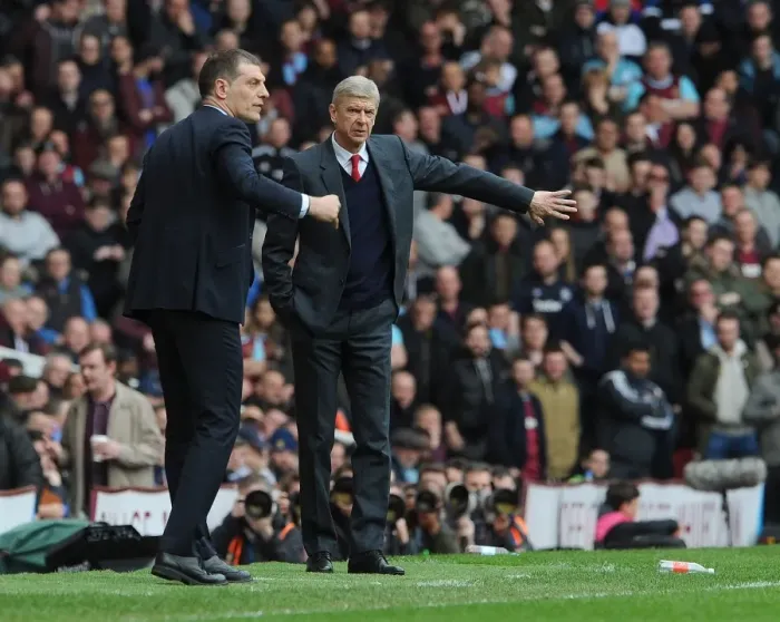 Framed Print : Arsene Wenger vs. Slaven Bilic: A Premier League Showdown at The Boleyn Ground (West Ham United vs. Arsenal, 2015-16)