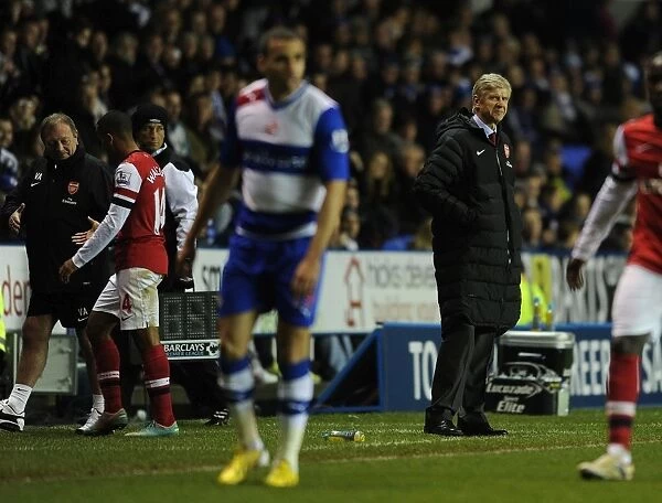 Arsene Wenger Watching Theo Walcott's Exit: Reading vs Arsenal (2012-13)