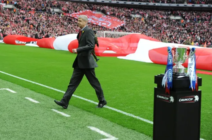 Framed Print : Arsene Wenger's Disappointment: Heartbreaking Carling Cup Final Defeat to Birmingham City (February 27, 2011) Framed Print : Arsene Wenger's Disappointment: Heartbreaking Carling Cup Final Defeat to Birmingham City (February 27, 2011)