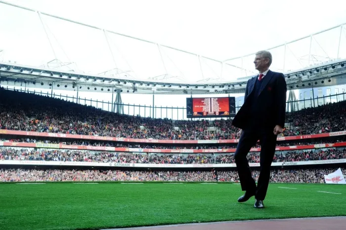 Framed Print : Arsene Wenger's Exultation: Arsenal's Premier League Triumph Over Manchester United (2016-17) - Granit Xhaka's Goal