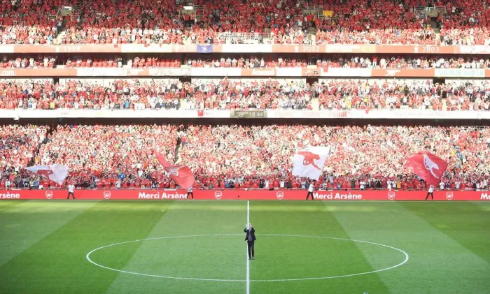 Framed Print : Arsene Wenger's Farewell: Last Match as Arsenal Manager (Arsenal vs. Burnley, 2018)