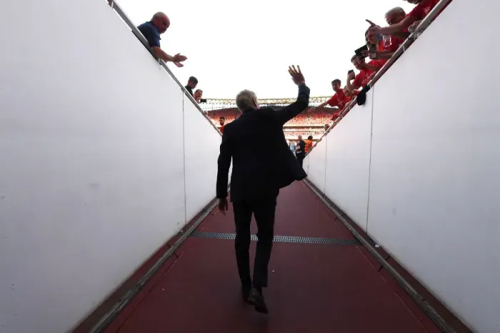 Framed Print : Arsene Wenger's Farewell: Last Match as Arsenal Manager (vs. Burnley, 2018) - Emirates Stadium Framed Print : Arsene Wenger's Farewell: Last Match as Arsenal Manager (vs. Burnley, 2018) - Emirates Stadium