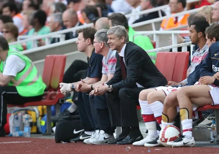 Framed Print : Arsene Wenger's Triumph: Arsenal's 4-1 Victory Over Stoke City (2009)