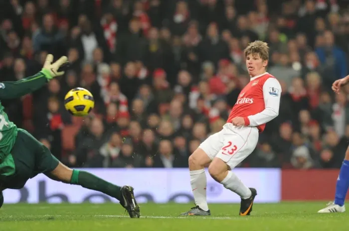 Framed Print : Arshavin Stuns Everton: First Arsenal Goal of the Match Framed Print : Arshavin Stuns Everton: First Arsenal Goal of the Match