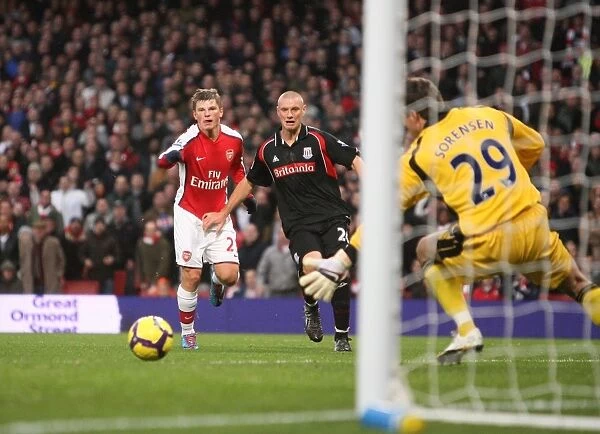 Arshavin Stuns Stoke: First Arsenal Goal in Emirates Thriller