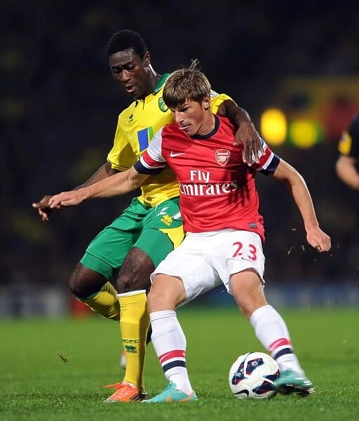 Arshavin vs. Tetty: A Battle in the Premier League between Norwich and Arsenal (2012)
