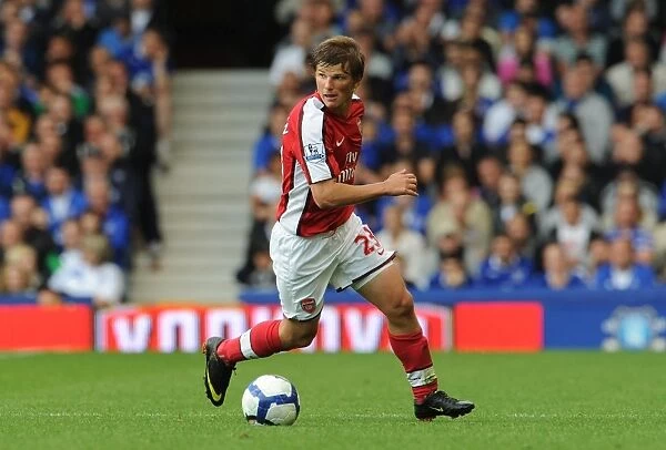 Arshavin's Brilliance: Andrey Arshavin Shines in Arsenal's 1:6 Rout of Everton, Barclays Premier League, 2009
