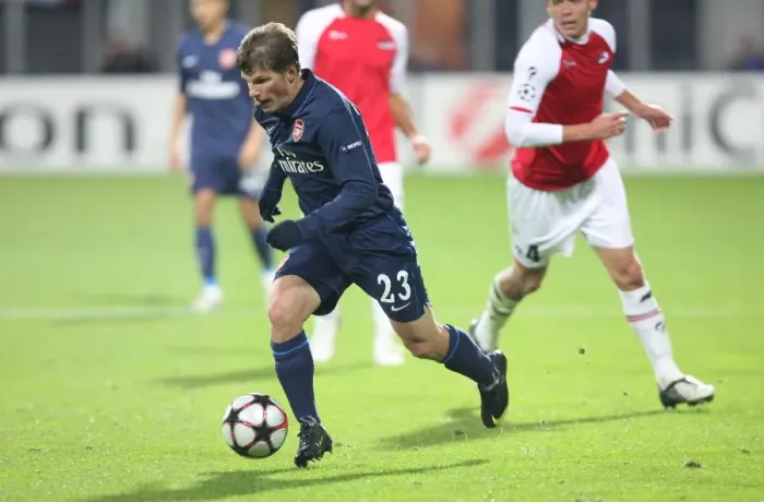 Framed Print : Arshavin's Brilliance: Arsenal vs. AZ Alkmaar, UEFA Champions League, 2010.08.20