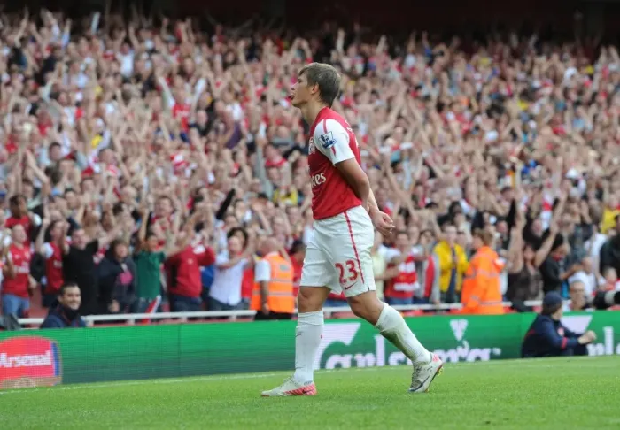 Framed Print : Arshavin's Strike: Arsenal's 1-0 Victory Over Swansea City in the Premier League