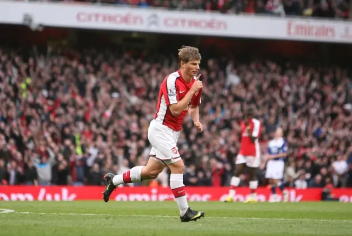 Framed Print : Arshavin's Triumph: Arsenal's 3rd Goal vs. Birmingham City (3:1), Barclays Premier League, Emirates Stadium, 17 / 10 / 09