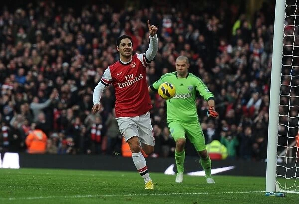 Arteta's Game-Winning Goal: Arsenal's Triumph Over West Bromwich Albion (2012-13)