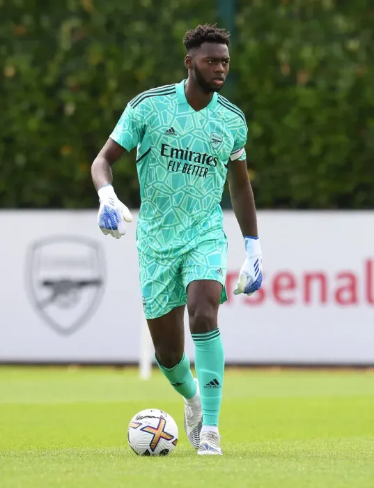 Framed Print : Arthur Okonkwo in Action: Arsenal's Pre-Season Training with Ipswich Town Framed Print : Arthur Okonkwo in Action: Arsenal's Pre-Season Training with Ipswich Town