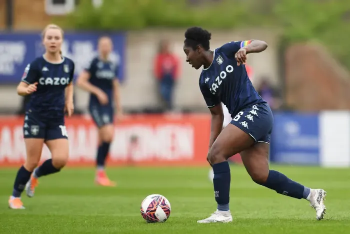 Framed Print : Asante in Action: Arsenal Women vs. Aston Villa Women, FA WSL Showdown