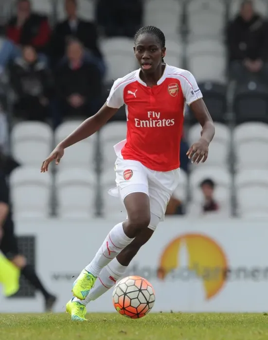 Framed Print : Asisat Oshoala's Leadership: Arsenal Ladies Edge Past Notts County Ladies in Dramatic FA Cup Quarterfinal Penalty Shootout