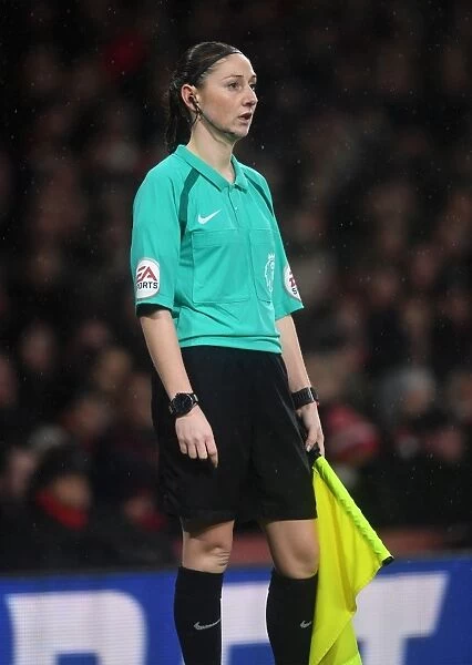 Assistant Referee Sian Massey-Ellis at Arsenal vs. Watford, Premier League 2016-17