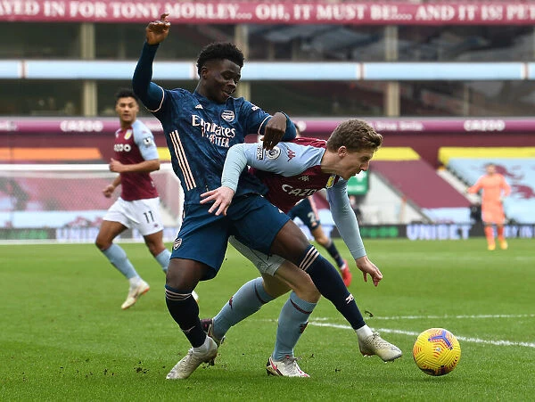 Aston Villa vs Arsenal: Bukayo Saka Faces Off Against Matt Targett