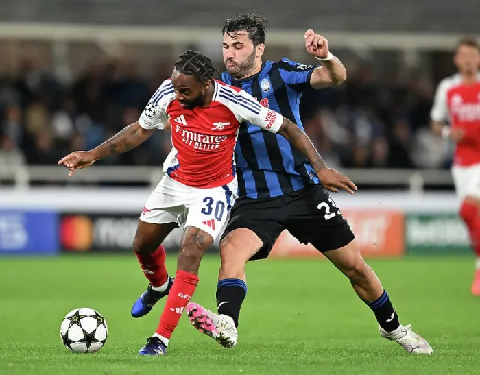 Framed Print : Atalanta BC v Arsenal FC - UEFA Champions League 2024 / 25 League Phase MD1