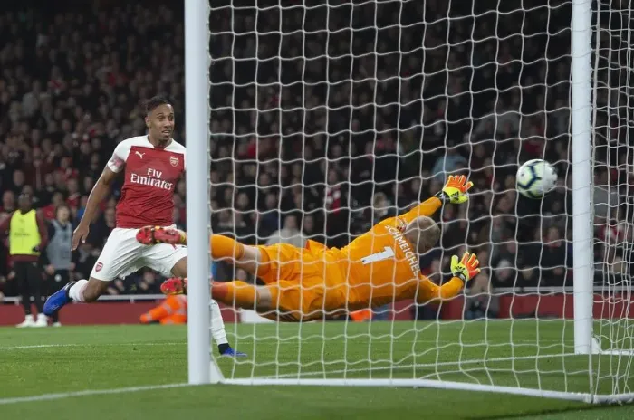 Framed Print : Aubameyang 1st goal 1 181022WAFC Framed Print : Aubameyang 1st goal 1 181022WAFC