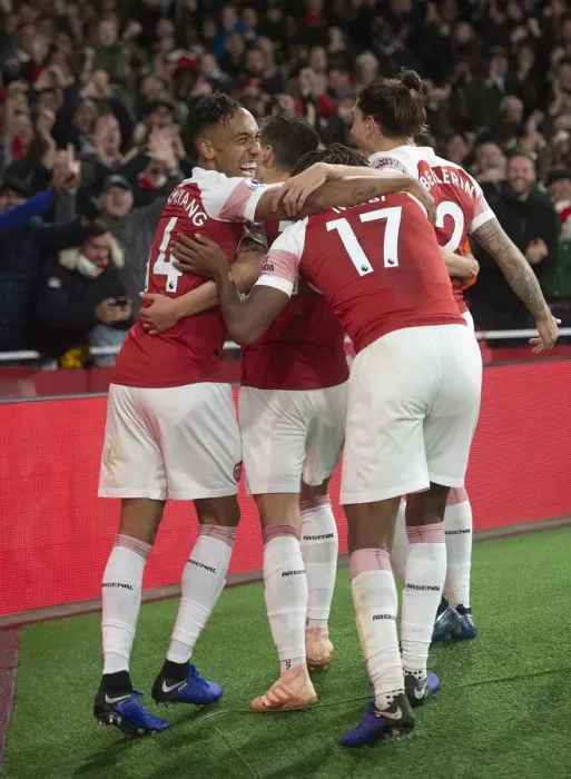 Framed Print : Aubameyang 2nd goal 11 181022WAFC
