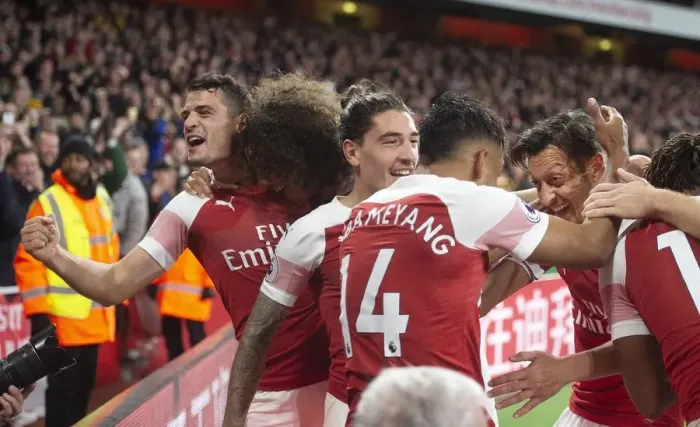 Framed Print : Aubameyang 2nd goal 12 181022WAFC Framed Print : Aubameyang 2nd goal 12 181022WAFC