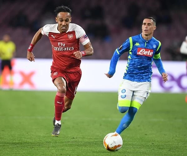 Aubameyang in Action: Arsenal vs. Napoli - UEFA Europa League Quarterfinals (2018-19)