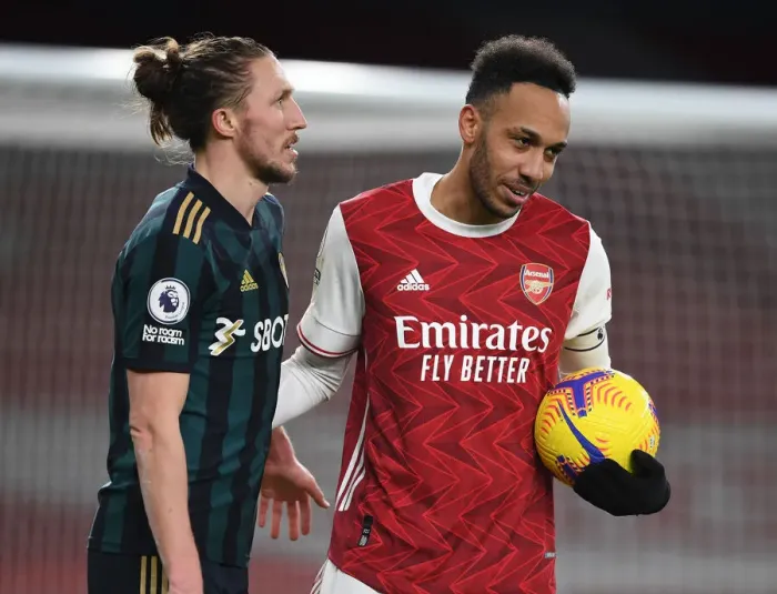Framed Print : Aubameyang and Ayling: A Heartwarming Moment of Sportsmanship at Arsenal vs Leeds United, Premier League 2021 Framed Print : Aubameyang and Ayling: A Heartwarming Moment of Sportsmanship at Arsenal vs Leeds United, Premier League 2021