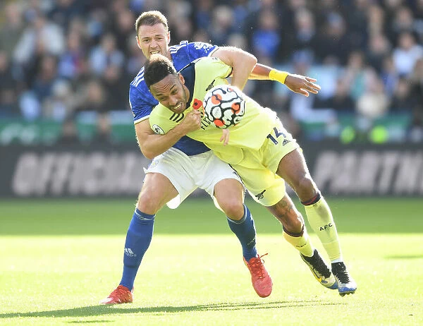 Aubameyang Fouls Evans: Leicester vs. Arsenal, Premier League 2021-22