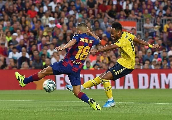 Aubameyang Scores for Arsenal Against FC Barcelona in 2019 Pre-Season Friendly