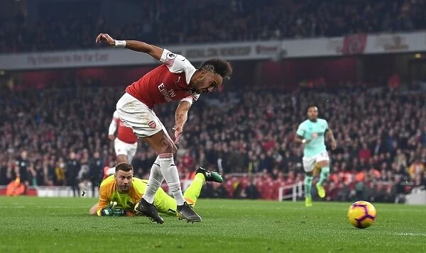 Aubameyang Scores Arsenal's Fourth Goal vs. AFC Bournemouth (February 2019)