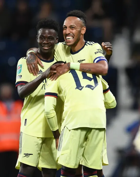 Framed Print : Aubameyang Scores Brace: Arsenal Cruise Past West Brom in Carabao Cup Framed Print : Aubameyang Scores Brace: Arsenal Cruise Past West Brom in Carabao Cup