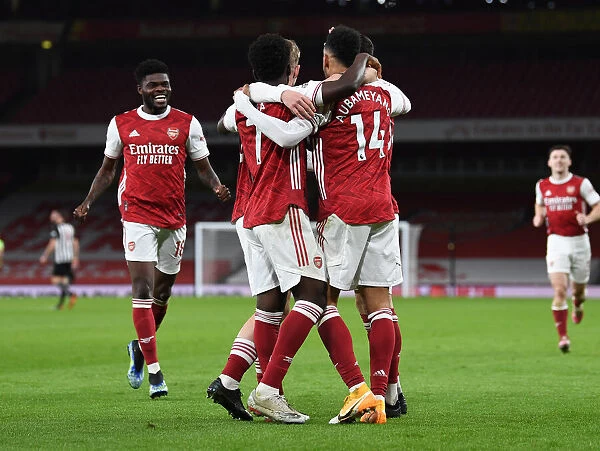 Aubameyang Scores First Goal of 2021-22 Premier League Season at Empty Emirates Against Newcastle