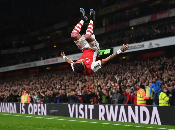 Framed Print : Aubameyang Scores First Goal of Arsenal's 2021-22 Premier League Campaign against Crystal Palace Framed Print : Aubameyang Scores First Goal of Arsenal's 2021-22 Premier League Campaign against Crystal Palace
