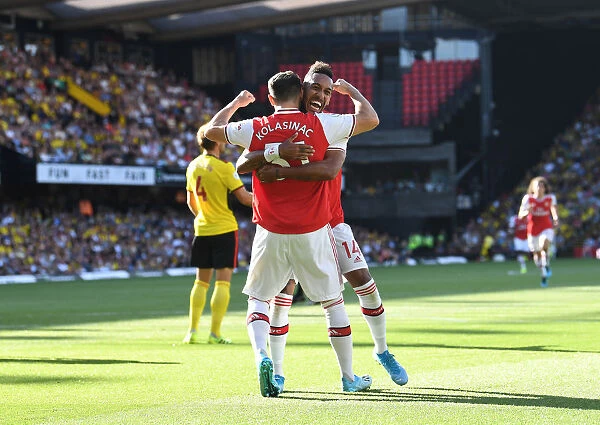 Aubameyang Scores First Goal: Watford vs. Arsenal, Premier League 2019-20