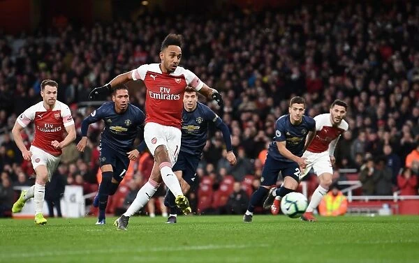 Aubameyang Scores Penalty: Arsenal vs Manchester United, Premier League 2018-19