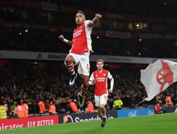 Framed Print : Aubameyang Scores His Second: Arsenal's Victory over Aston Villa (2021-22 Premier League) Framed Print : Aubameyang Scores His Second: Arsenal's Victory over Aston Villa (2021-22 Premier League)