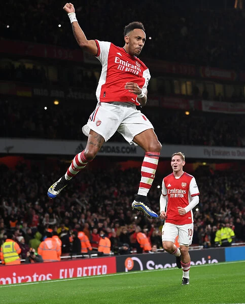 Aubameyang Scores His Second Goal: Arsenal vs. Aston Villa (2021-22)